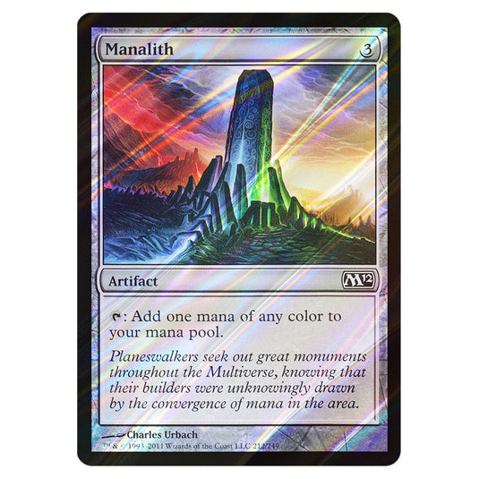 Manalith 0212 card from the Magic The Gathering set Magic 2012