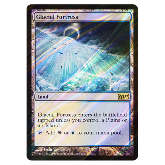 Glacial Fortress 0227 card from the Magic The Gathering set Magic 2012