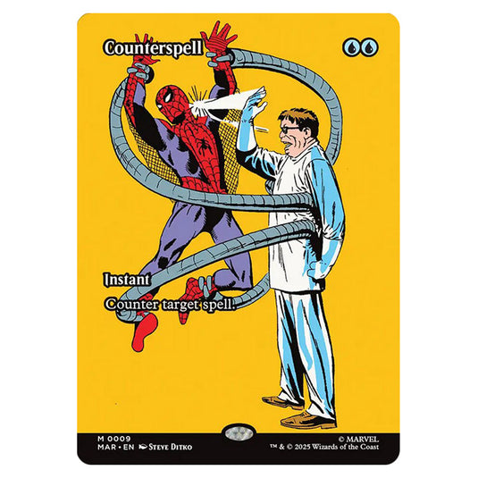 Counterspell 0009 card from the Magic The Gathering set Marvel Universe