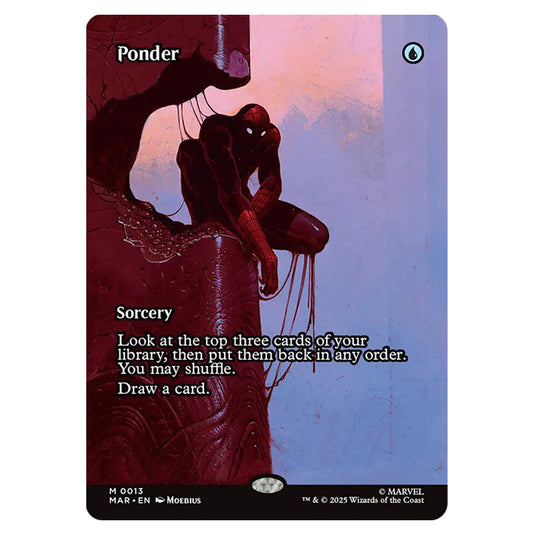 Ponder 0013 card from the Magic The Gathering set Marvel Universe