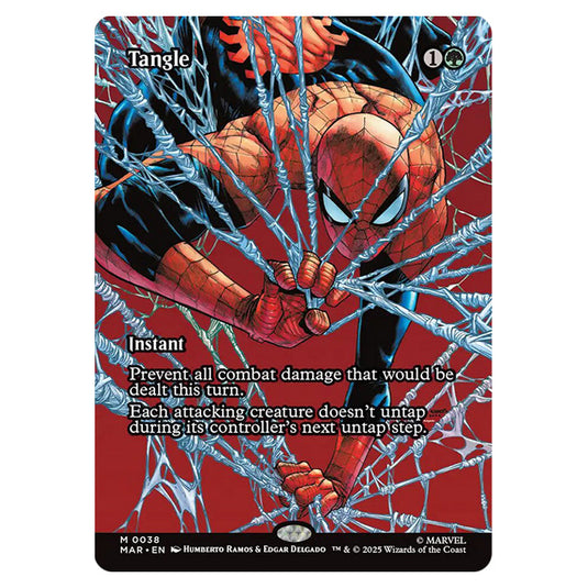 Tangle 0038 card from the Magic The Gathering set Marvel Universe