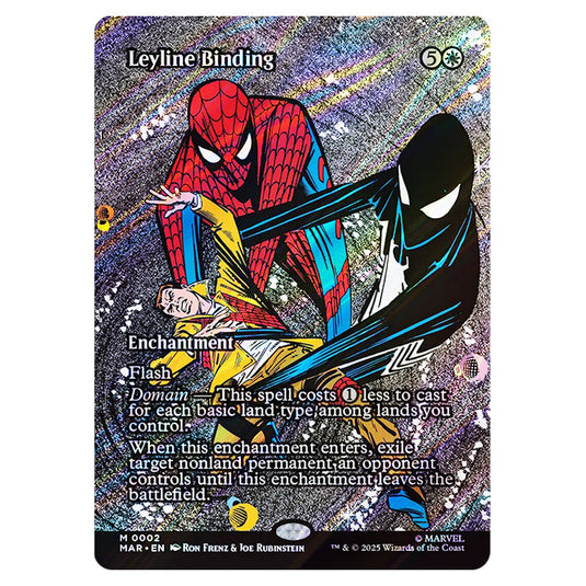 Leyline Binding 0002 card from the Magic The Gathering set Marvel Universe