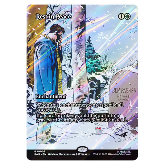 Rest in Peace 0006 card from the Magic The Gathering set Marvel Universe