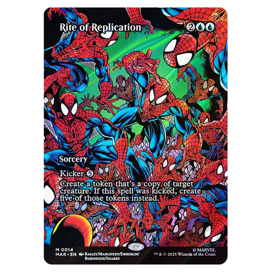 Rite of Replication 0014 card from the Magic The Gathering set Marvel Universe