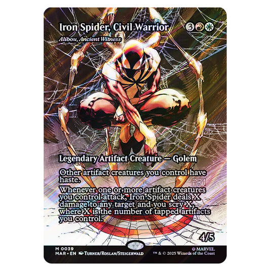 Alibou, Ancient Witness 0039 card from the Magic The Gathering set Marvel Universe