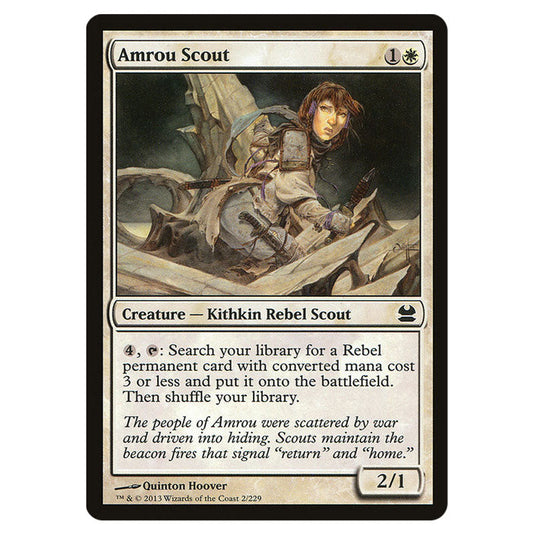 Amrou Scout 002 card from the Magic The Gathering set Modern Masters (MMA)