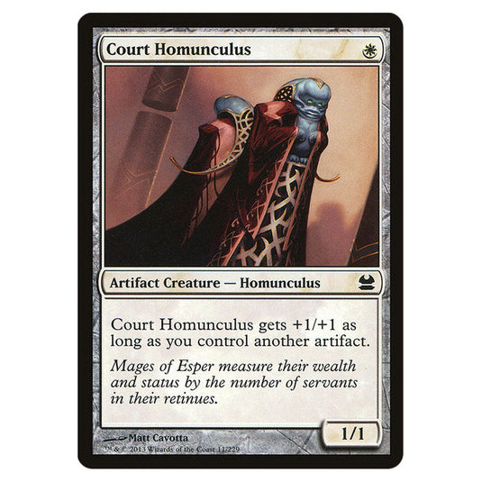 Court Homunculus 011 card from the Magic The Gathering set Modern Masters (MMA)