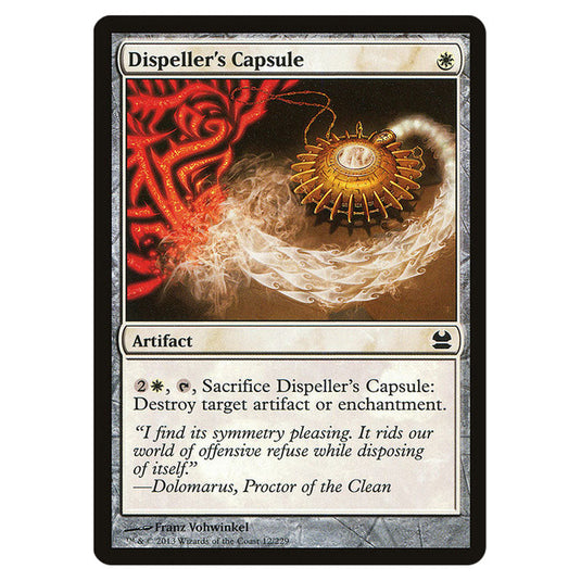 Dispeller's Capsule 012 card from the Magic The Gathering set Modern Masters (MMA)