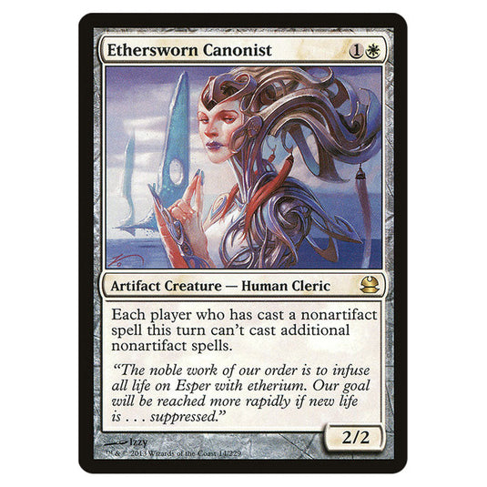 Ethersworn Canonist 014 card from the Magic The Gathering set Modern Masters (MMA)