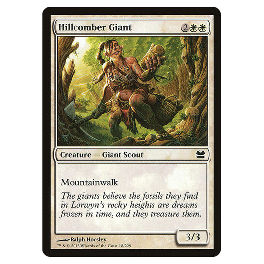 Hillcomber Giant 018 card from the Magic The Gathering set Modern Masters (MMA)