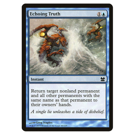 Echoing Truth 040 card from the Magic The Gathering set Modern Masters (MMA)