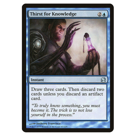Thirst for Knowledge 067 card from the Magic The Gathering set Modern Masters (MMA)