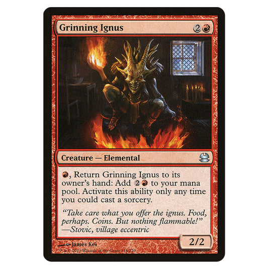 Grinning Ignus 118 card from the Magic The Gathering set Modern Masters (MMA)