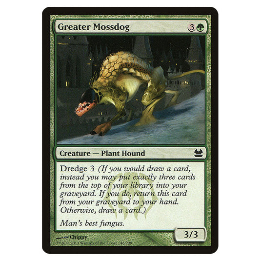 Greater Mossdog 146 card from the Magic The Gathering set Modern Masters (MMA)