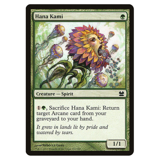 Hana Kami 147 card from the Magic The Gathering set Modern Masters (MMA)