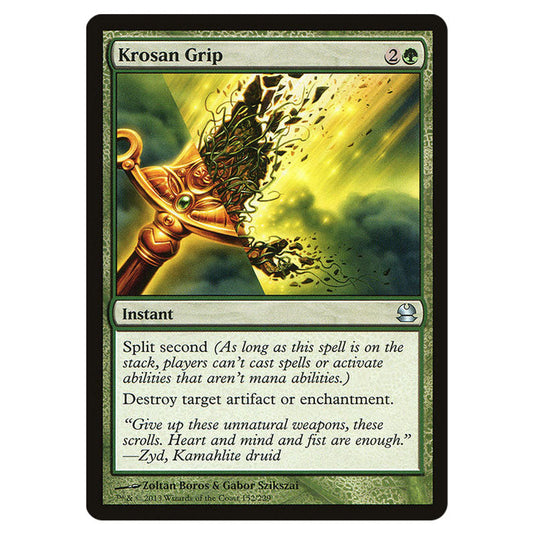 Krosan Grip 152 card from the Magic The Gathering set Modern Masters (MMA)