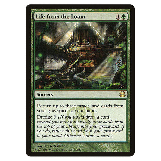 Life from the Loam 153 card from the Magic The Gathering set Modern Masters (MMA)