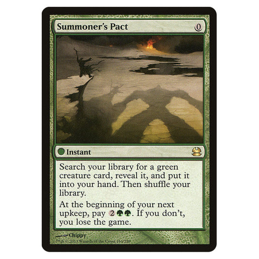 Summoner's Pact 164 card from the Magic The Gathering set Modern Masters (MMA)