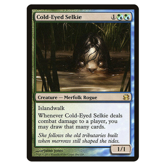 Cold-Eyed Selkie 186 card from the Magic The Gathering set Modern Masters (MMA)