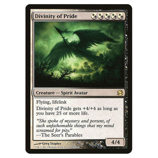 Divinity of Pride 188 card from the Magic The Gathering set Modern Masters (MMA)