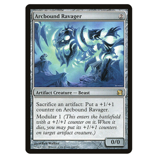 Arcbound Ravager 198 card from the Magic The Gathering set Modern Masters (MMA)