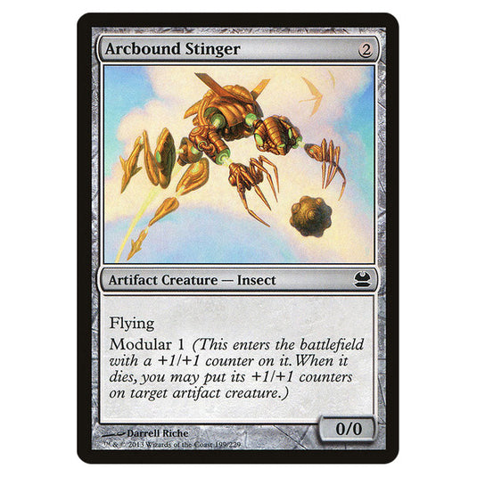 Arcbound Stinger 199 card from the Magic The Gathering set Modern Masters (MMA)