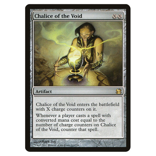 Chalice of the Void 203 card from the Magic The Gathering set Modern Masters (MMA)