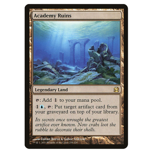 Academy Ruins 219 card from the Magic The Gathering set Modern Masters (MMA)