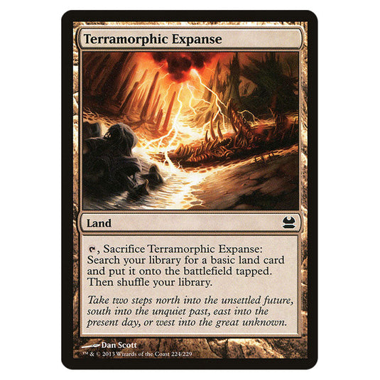 Terramorphic Expanse 224 card from the Magic The Gathering set Modern Masters (MMA)