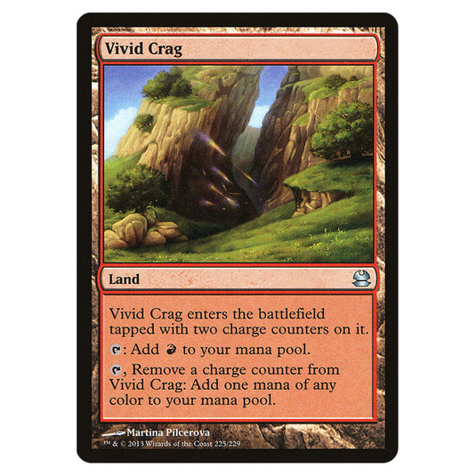 Vivid Crag 225 card from the Magic The Gathering set Modern Masters (MMA)