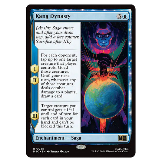 Kang Dynasty 0035 card from the Magic The Gathering set Marvel Super Heroes Commander