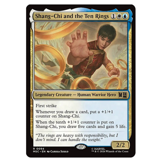 Shang-Chi and the Ten Rings 0094 card from the Magic The Gathering set Marvel Super Heroes Commander