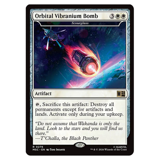Scourglass 0276 card from the Magic The Gathering set Marvel Super Heroes Commander