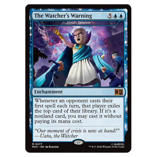 Mind's Dilation 0277 card from the Magic The Gathering set Marvel Super Heroes Commander