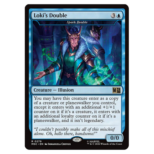 Spark Double 0279 card from the Magic The Gathering set Marvel Super Heroes Commander