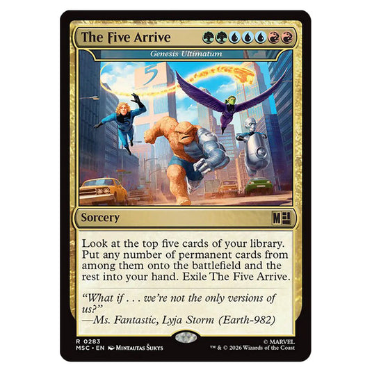 Genesis Ultimatum 0283 card from the Magic The Gathering set Marvel Super Heroes Commander