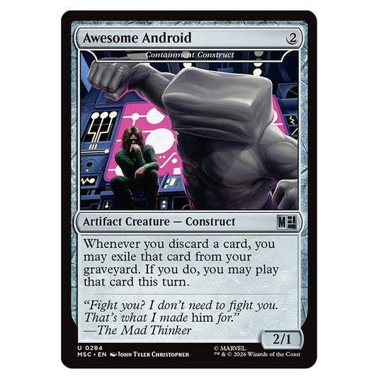 Containment Construct 0284 card from the Magic The Gathering set Marvel Super Heroes Commander