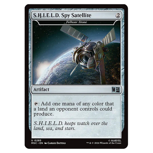 Fellwar Stone 0285 card from the Magic The Gathering set Marvel Super Heroes Commander
