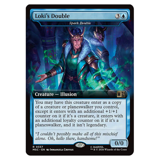 Spark Double 0337 card from the Magic The Gathering set Marvel Super Heroes Commander