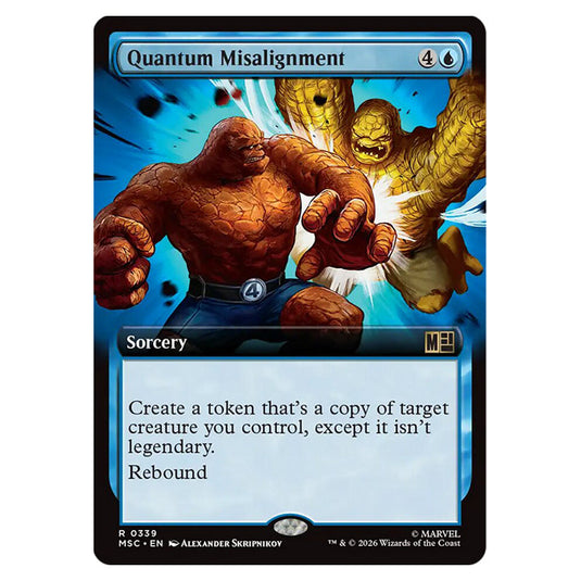 Quantum Misalignment 0339 card from the Magic The Gathering set Marvel Super Heroes Commander