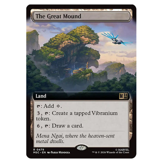 The Great Mound 0479 card from the Magic The Gathering set Marvel Super Heroes Commander