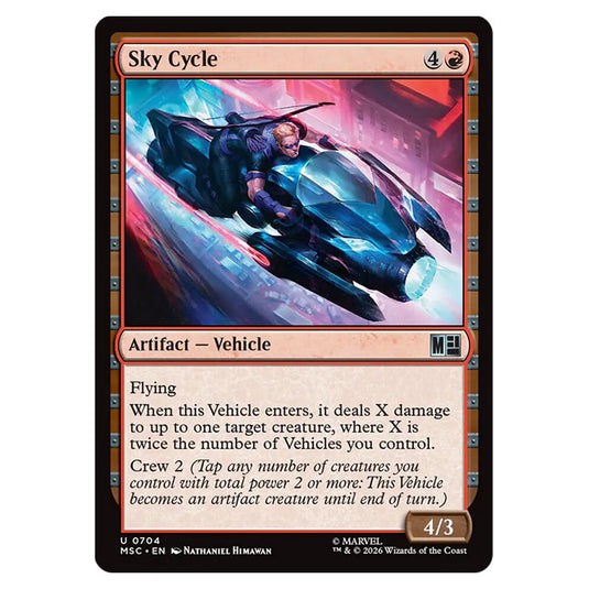 Sky Cycle 0704 card from the Magic The Gathering set Marvel Super Heroes Commander
