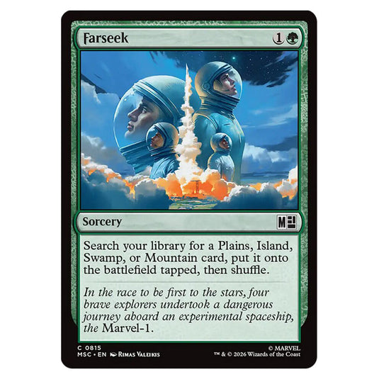 Farseek 0815 card from the Magic The Gathering set Marvel Super Heroes Commander
