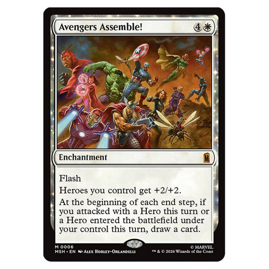 Avengers Assemble! 0006 card from the Magic The Gathering set Marvel Super Heroes