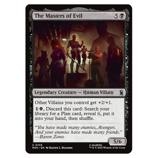The Masters of Evil 0105 card from the Magic The Gathering set Marvel Super Heroes