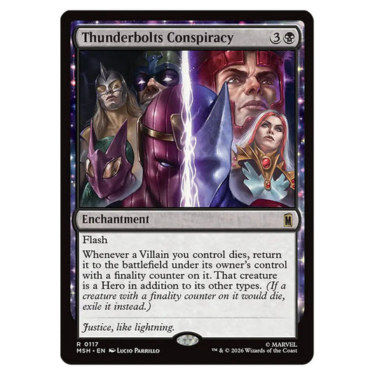 Thunderbolts Conspiracy 0117 card from the Magic The Gathering set Marvel Super Heroes
