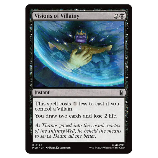 Visions of Villainy 0120 card from the Magic The Gathering set Marvel Super Heroes