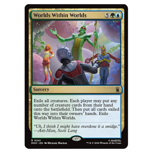 Worlds Within Worlds 0241 card from the Magic The Gathering set Marvel Super Heroes
