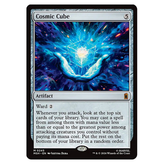 Cosmic Cube 0245 card from the Magic The Gathering set Marvel Super Heroes