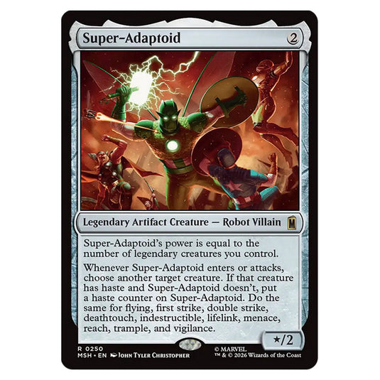 Super-Adaptoid 0250 card from the Magic The Gathering set Marvel Super Heroes